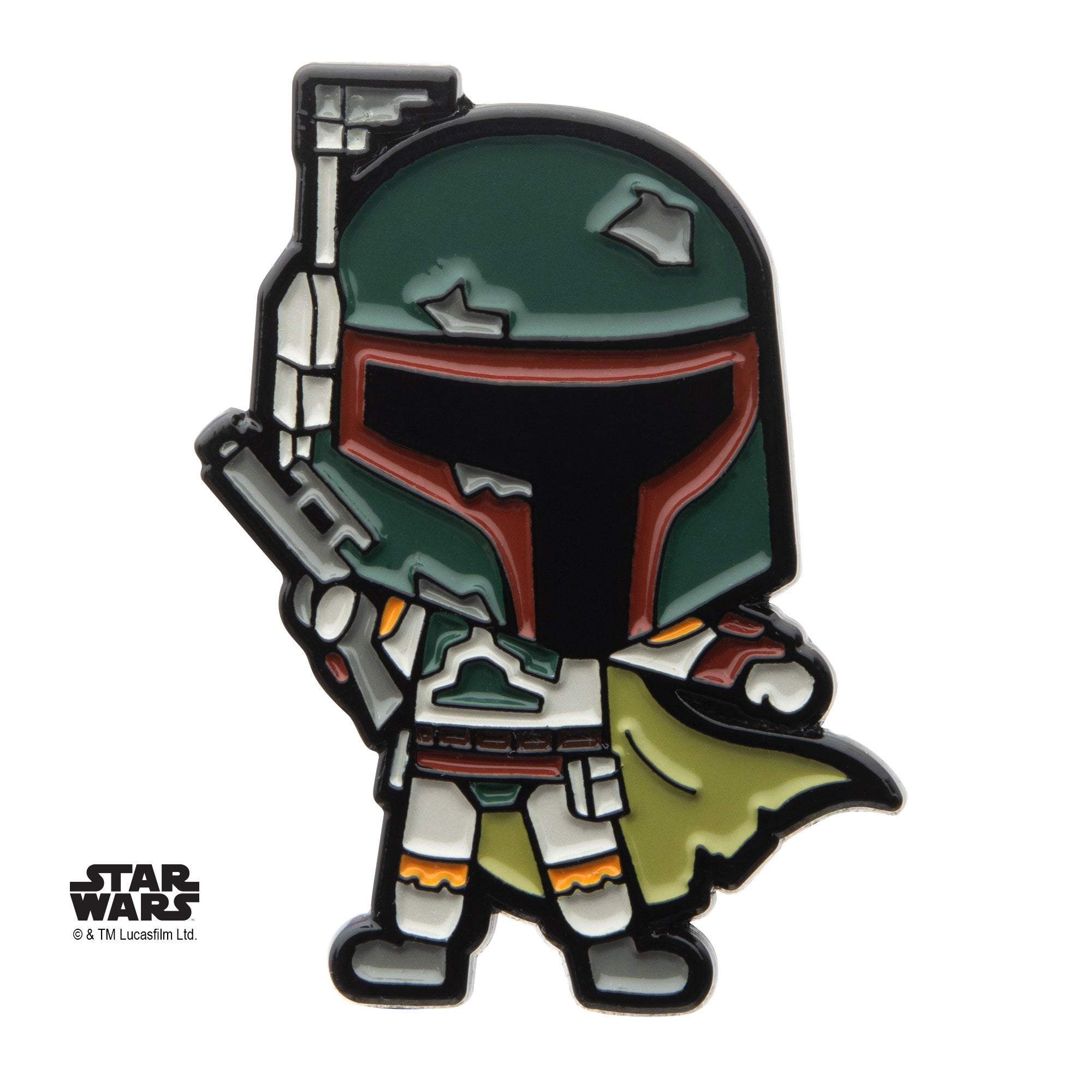 Star Wars Boba Fett Chibi Enamel Pin - Jewelry Brands Shop