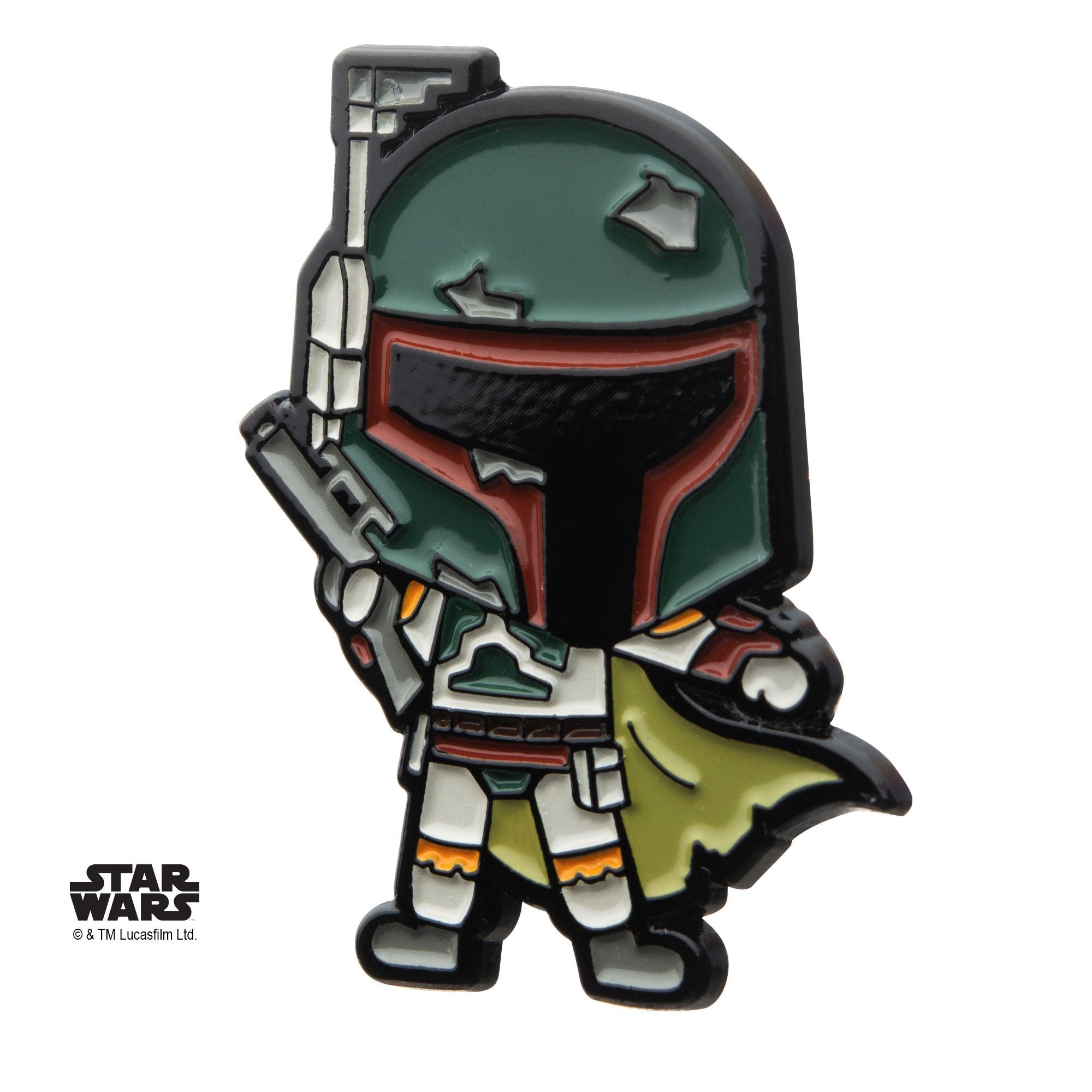 Star Wars Boba Fett Chibi Enamel Pin - Jewelry Brands Shop