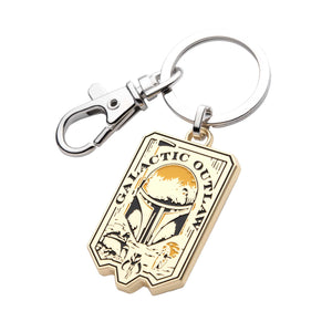 Star Wars Boba Fett Galactic Outlaw Badge Keychain - Jewelry Brands Shop