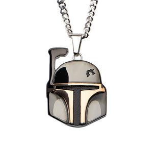 Star Wars Boba Fett Helmet Pendant Necklace - Jewelry Brands Shop