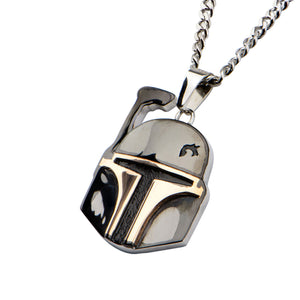 Star Wars Boba Fett Helmet Pendant Necklace - Jewelry Brands Shop