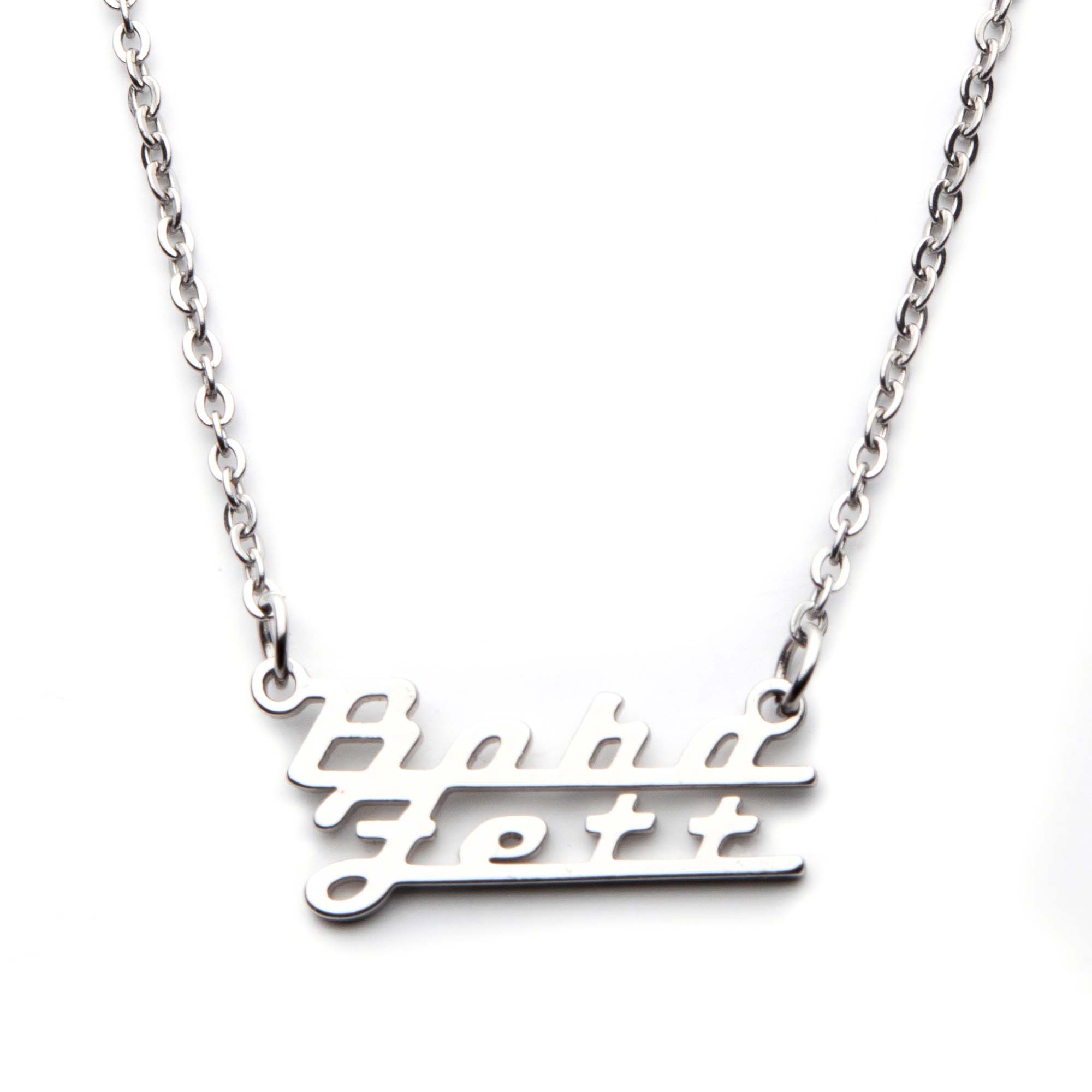 Star Wars Boba Fett Name Cut Out Necklace - Jewelry Brands Shop