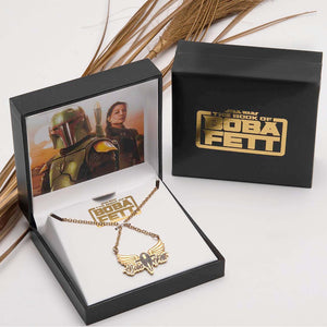 Star Wars Boba Fett Rock Pendant Necklace - Jewelry Brands Shop