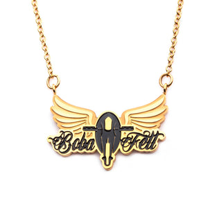 Star Wars Boba Fett Rock Pendant Necklace - Jewelry Brands