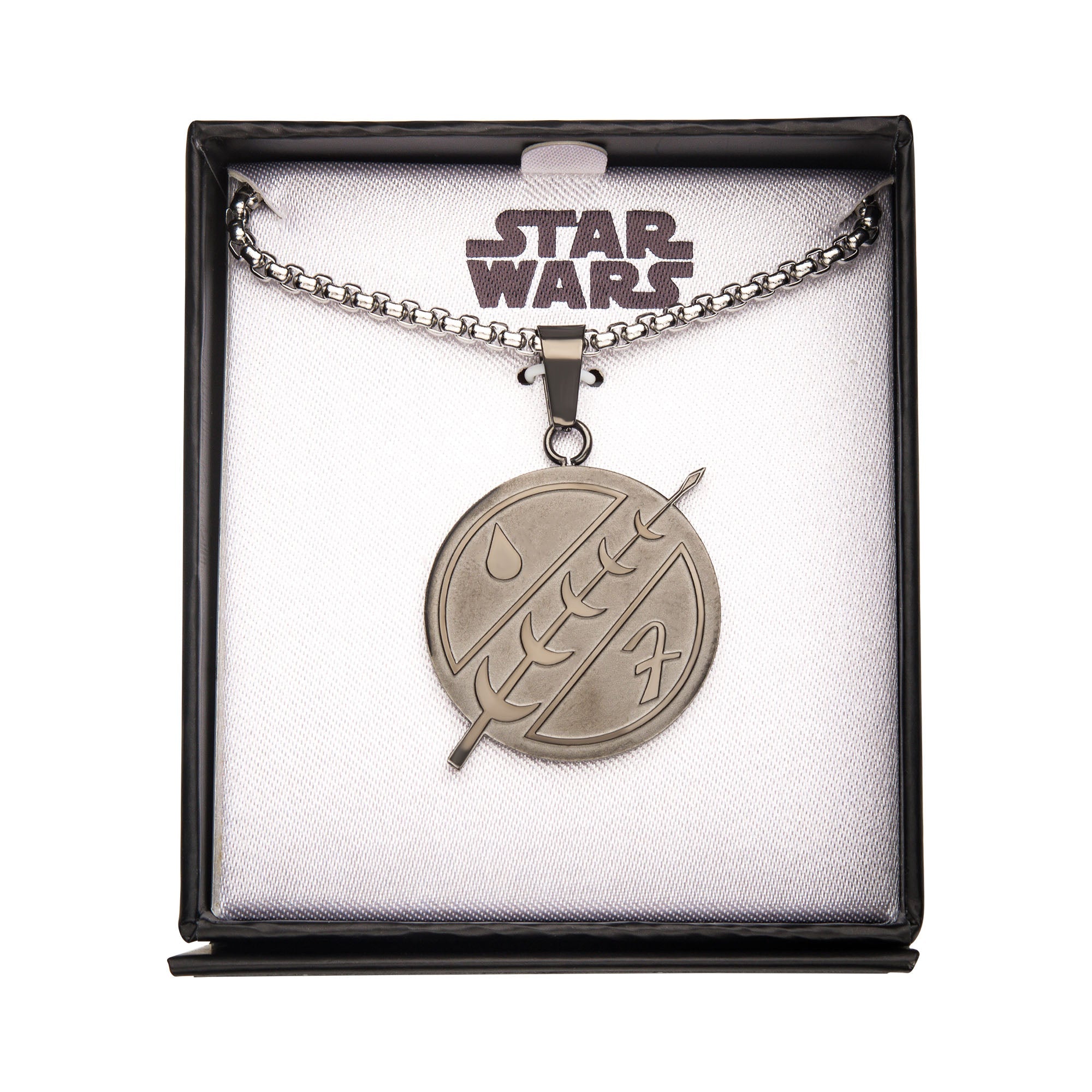 Star Wars Boba Fett Symbol Necklace - Jewelry Brands Shop