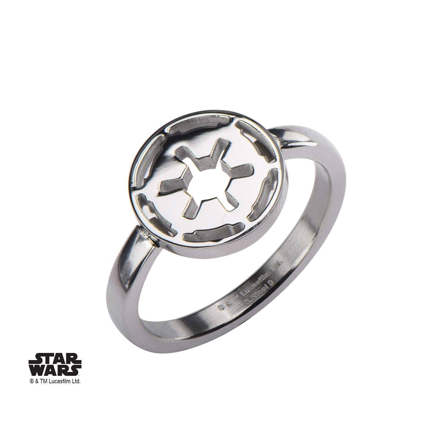 Star Wars Cut Out Galactic Empire Symbol Petite Ring - Jewelry Brands Shop