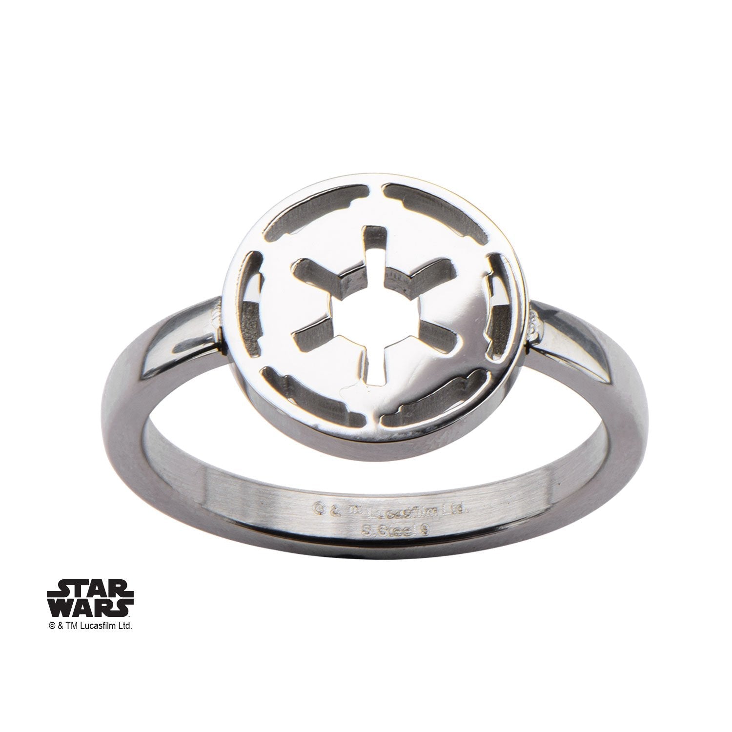 Star Wars Cut Out Galactic Empire Symbol Petite Ring - Jewelry Brands Shop