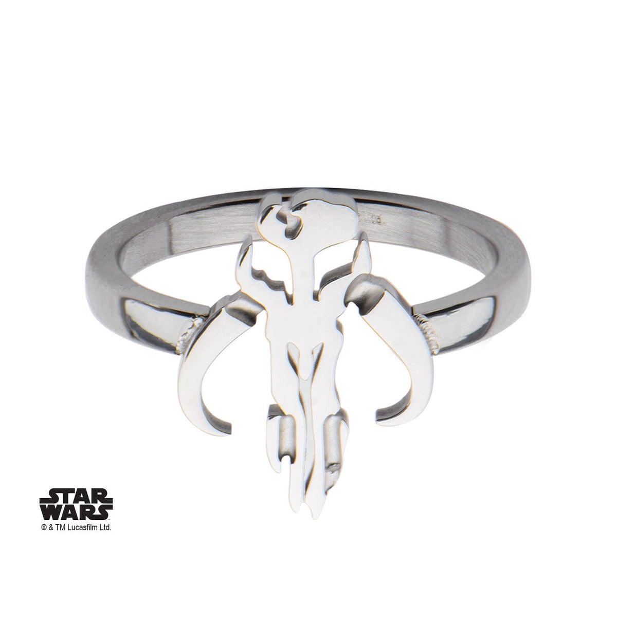 Star Wars Cut Out Mandalorian Symbol Petite Ring