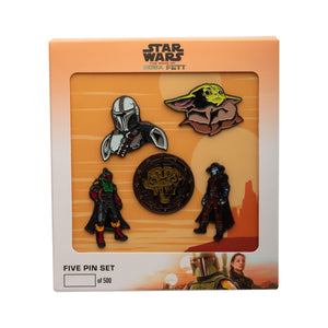 Star Wars Dark Side of the Force Base Metal Pin Set (5 pieces) - Jewelry Brands Shop