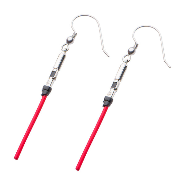 Star Wars Darth Vader Lightsaber Dangle Earrings