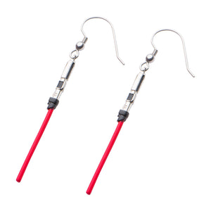 Star Wars Darth Vader Lightsaber Dangle Earrings - Jewelry Brands Shop