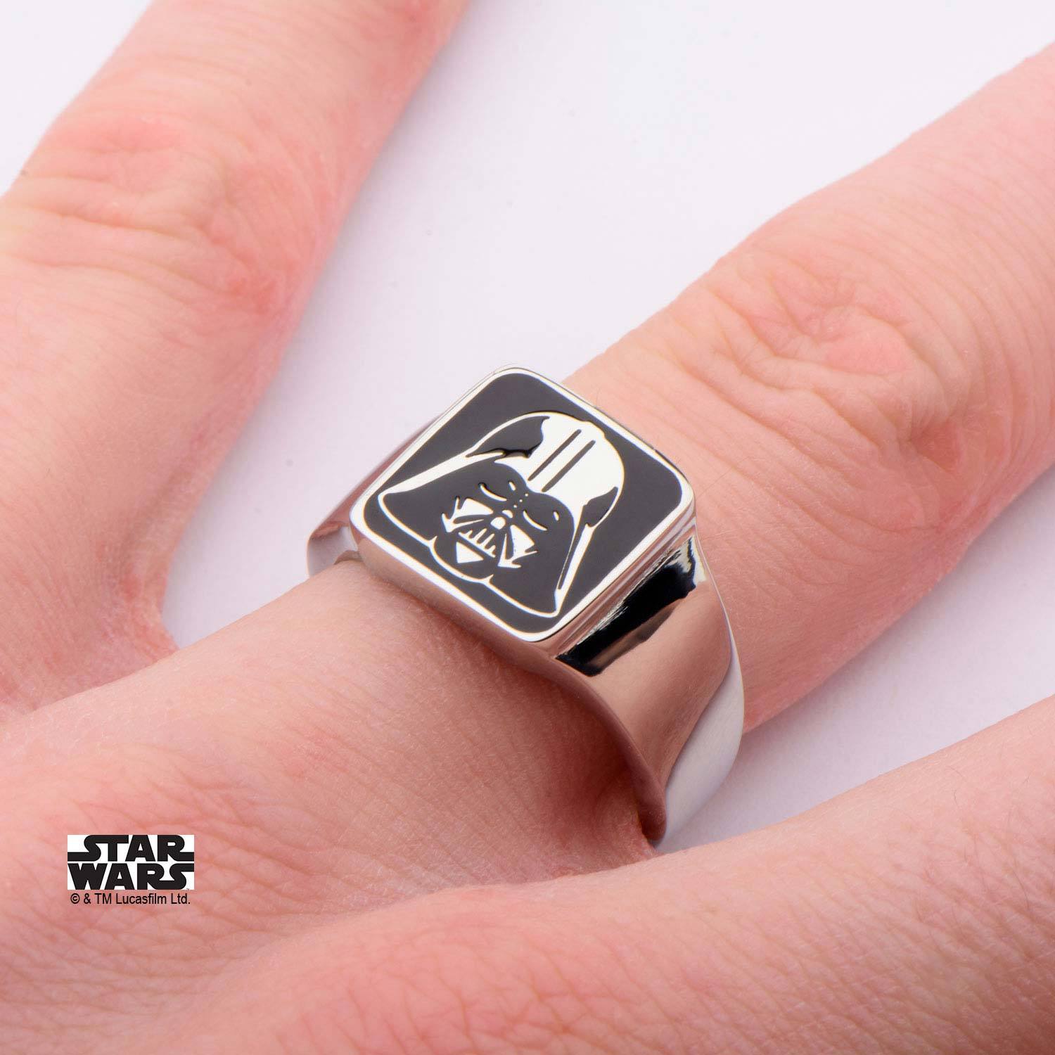 Star Wars Darth Vader Square Top Ring - Jewelry Brands Shop