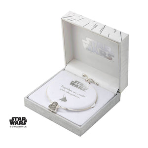 Star Wars Darth Vader with Clear Gem Bracelet - Jewelry Brands Shop