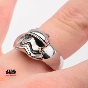 Star Wars Episode 7 3D Stormtrooper Ring - Jewelry Brands Shop