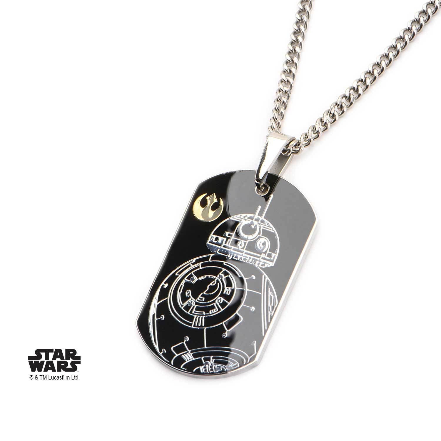 Star Wars Episode 7 BB - 8 Dog Tag Pendant Necklace - Jewelry Brands Shop