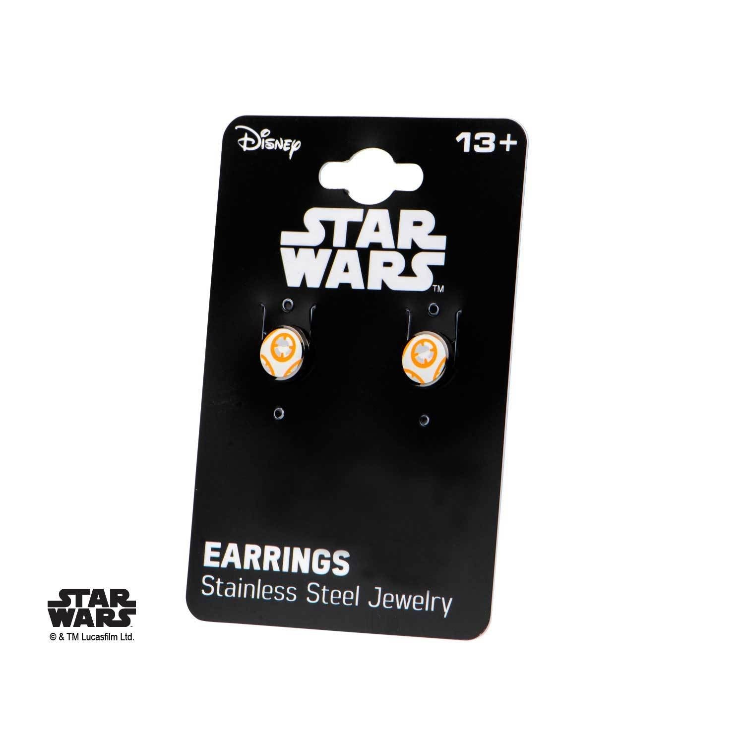 Star Wars Episode 7 BB - 8 Lead Hero Droid Stud Earrings - Jewelry Brands Shop