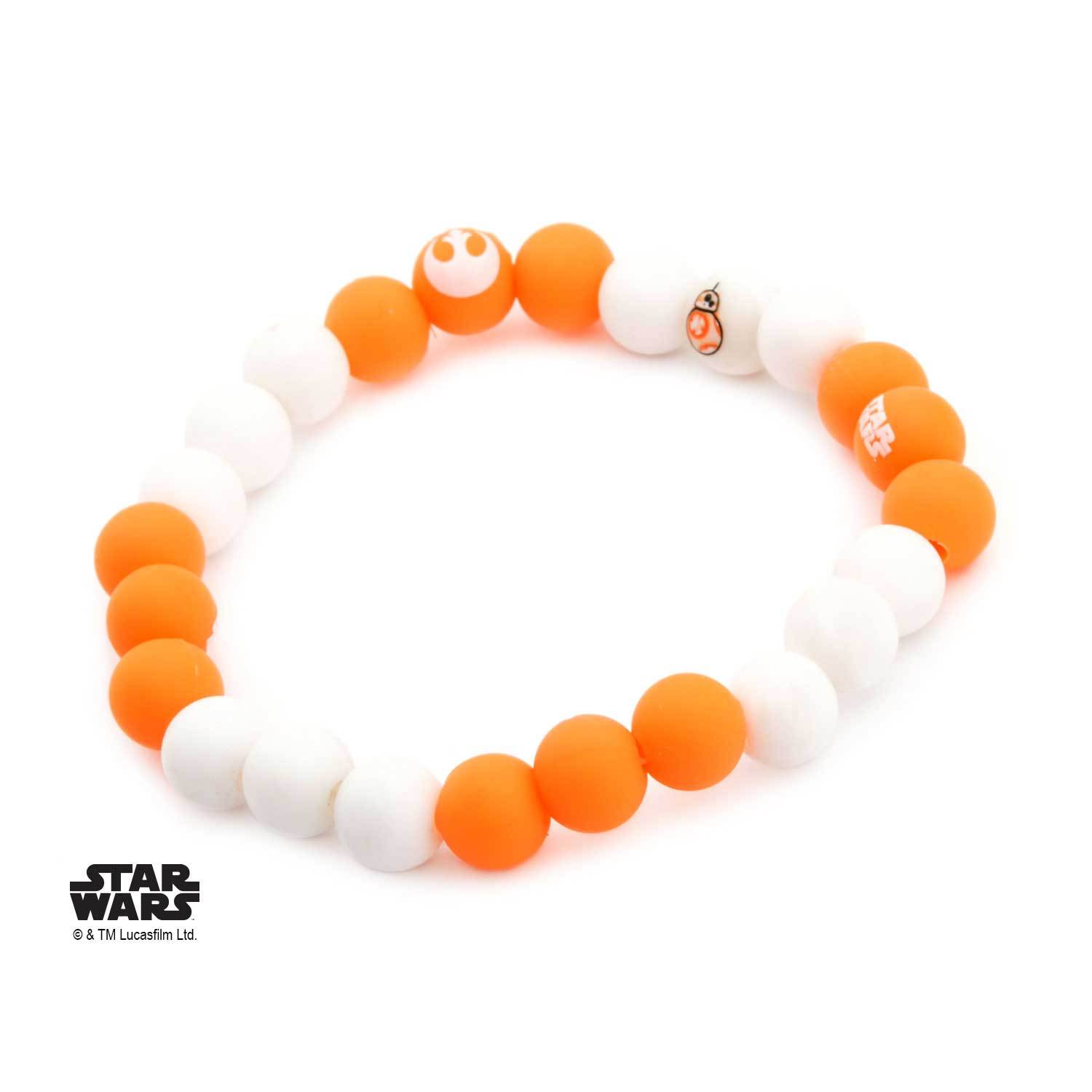 Star Wars Episode 7 BB - 8 Silicone Bead Bracelet - Jewelry Brands Shop