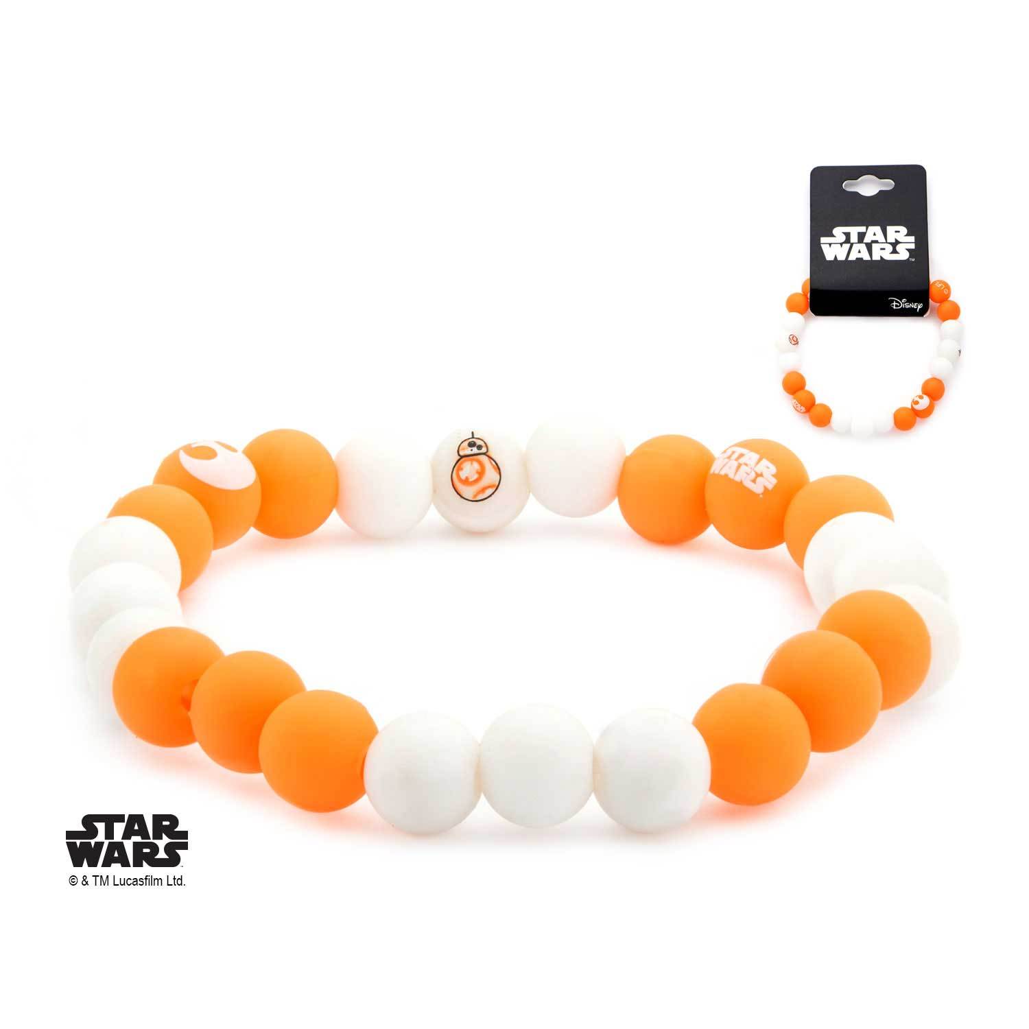 Star Wars Episode 7 BB - 8 Silicone Bead Bracelet - Jewelry Brands Shop