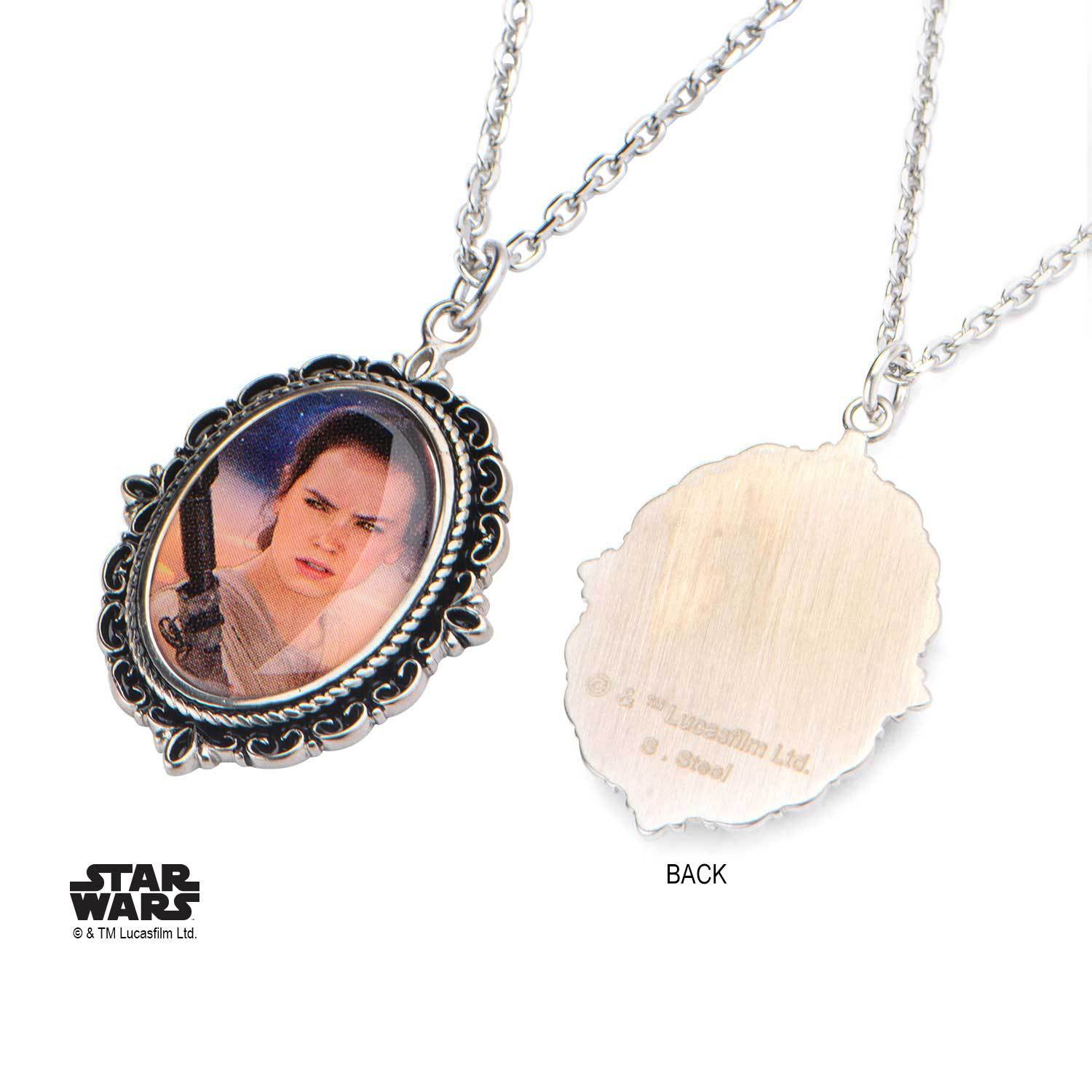 Star Wars Episode 7 Rey Cameo Pendant Necklace - Jewelry Brands Shop