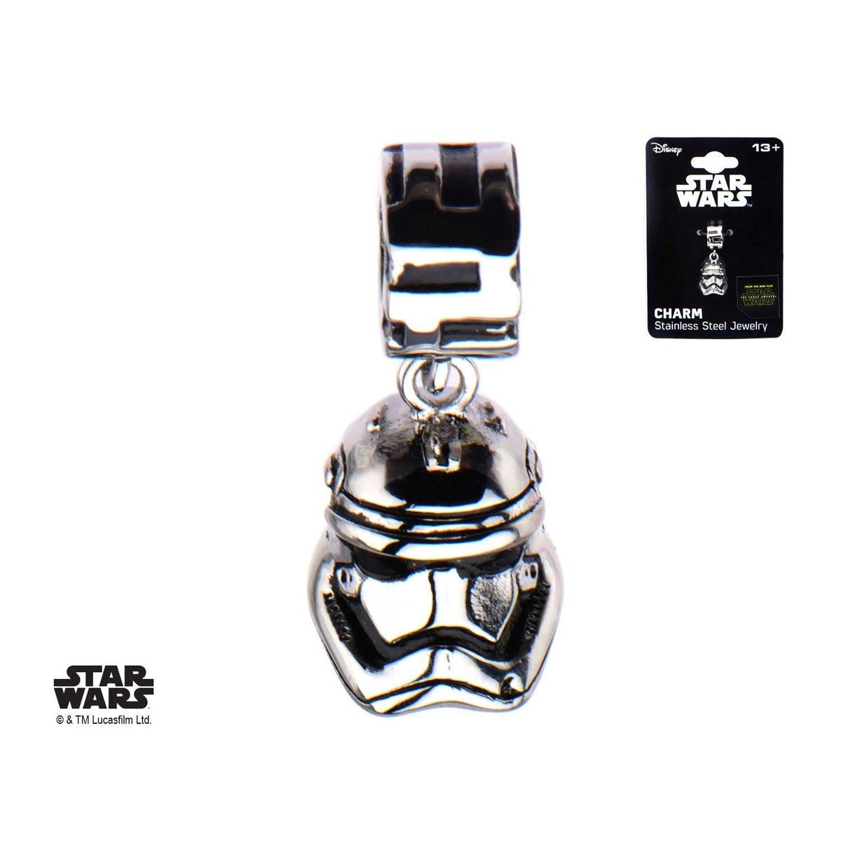Star Wars Episode 7 Stormtrooper Dangle Bead Charm