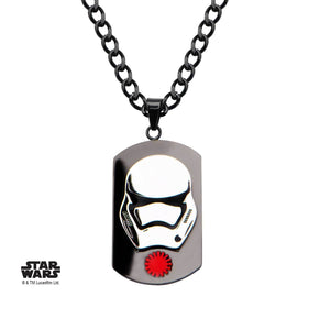 Star Wars Episode 7 Stormtrooper Dog Tag Pendant Necklace - Jewelry Brands Shop