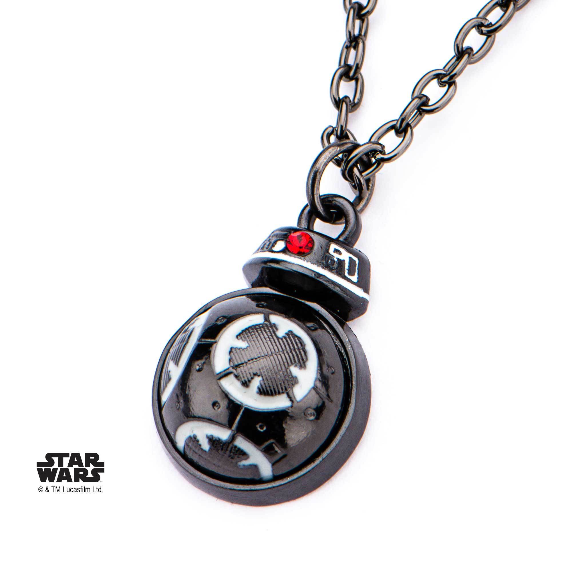 Star Wars Episode 8 BB - 9E Spinning Bottom Pendant Necklace - Jewelry Brands Shop