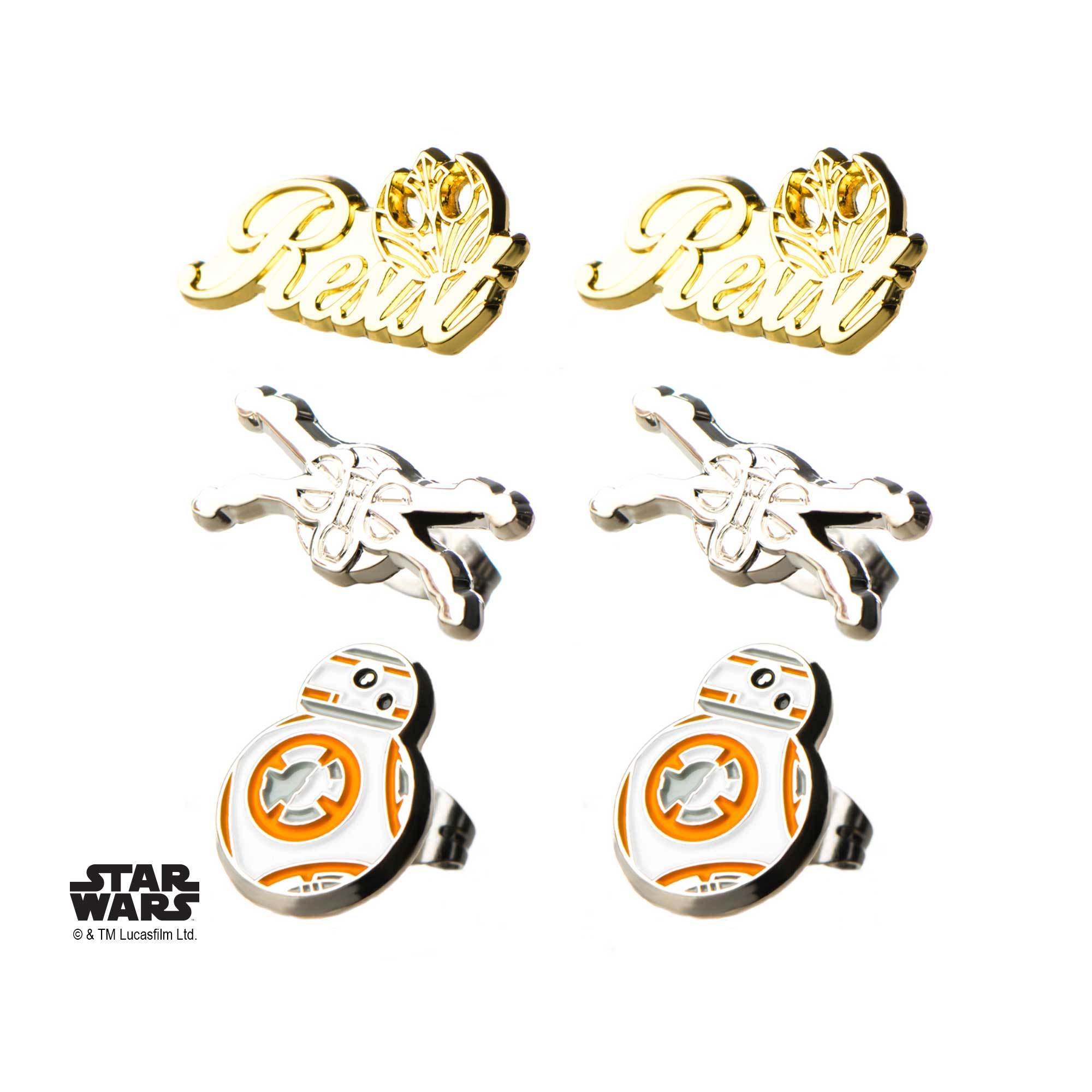 Star Wars Episode 8 Resistance Stud Earrings Set - Jewelry Brands Shop