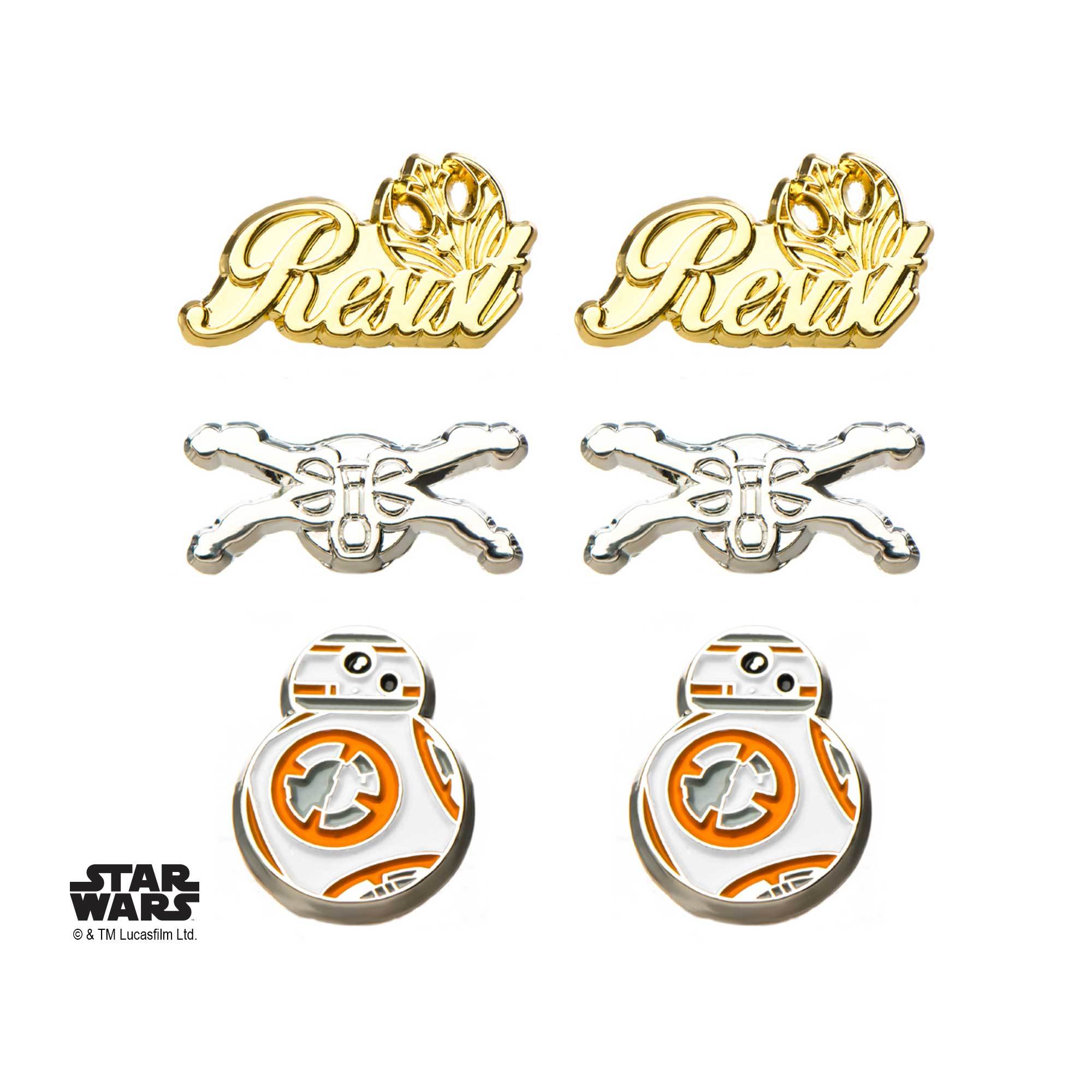 Star Wars Episode 8 Resistance Stud Earrings Set - Jewelry Brands Shop