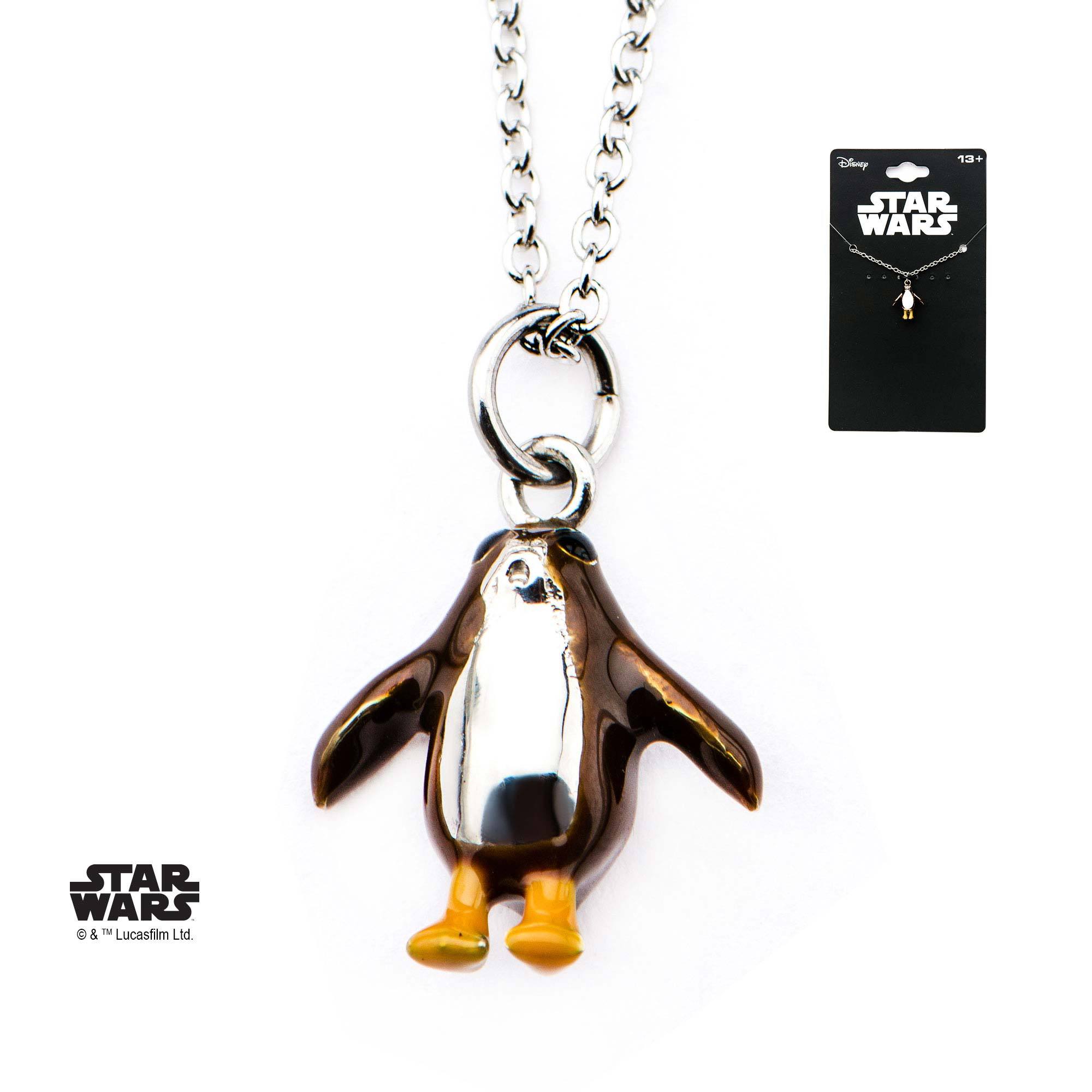 Star Wars Episode 8 Rose Gold Plated Porg Pendant Necklace - Jewelry Brands Shop