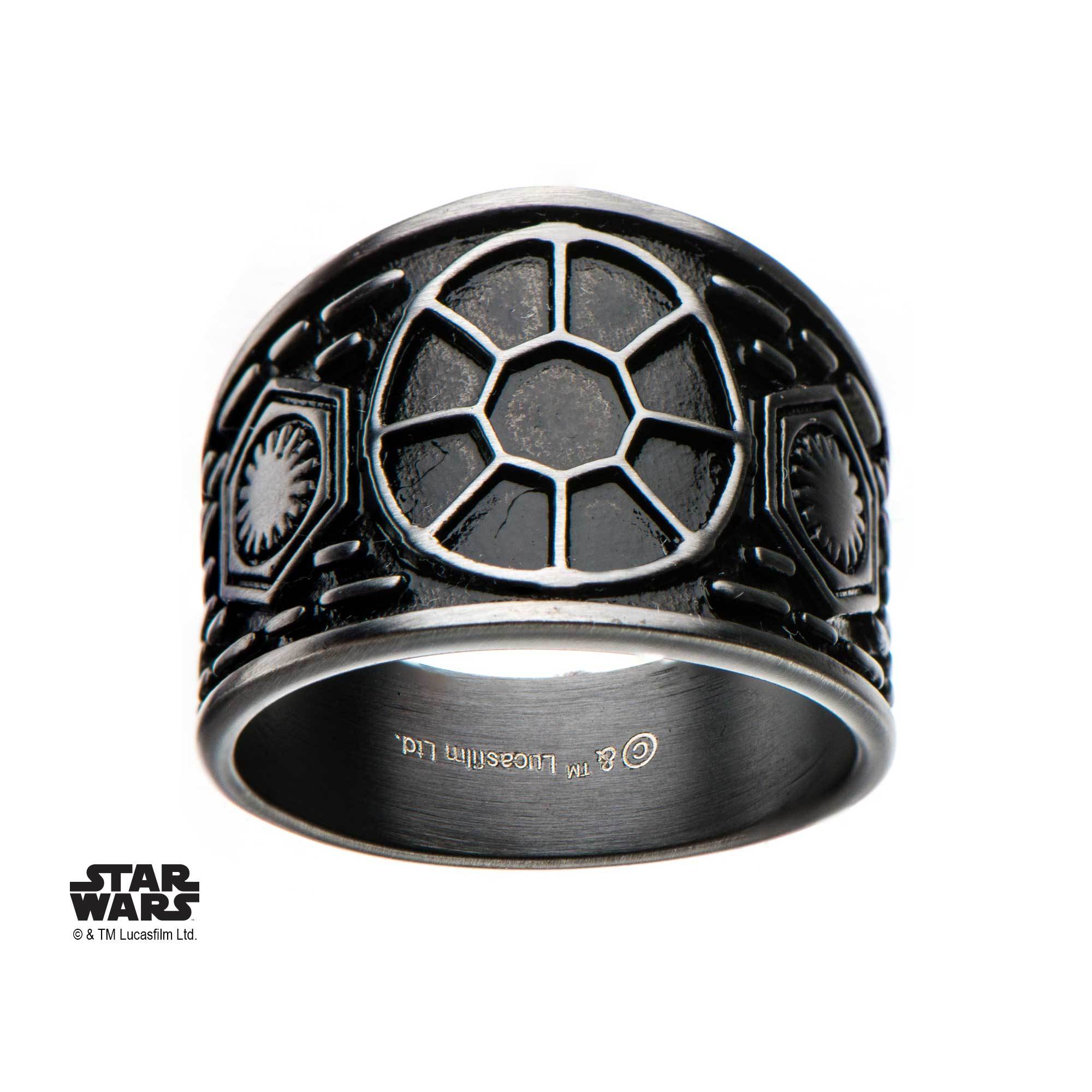 Star Wars Episode 8 Tie Fighter Signet Ring - Jewelry Brands Shop