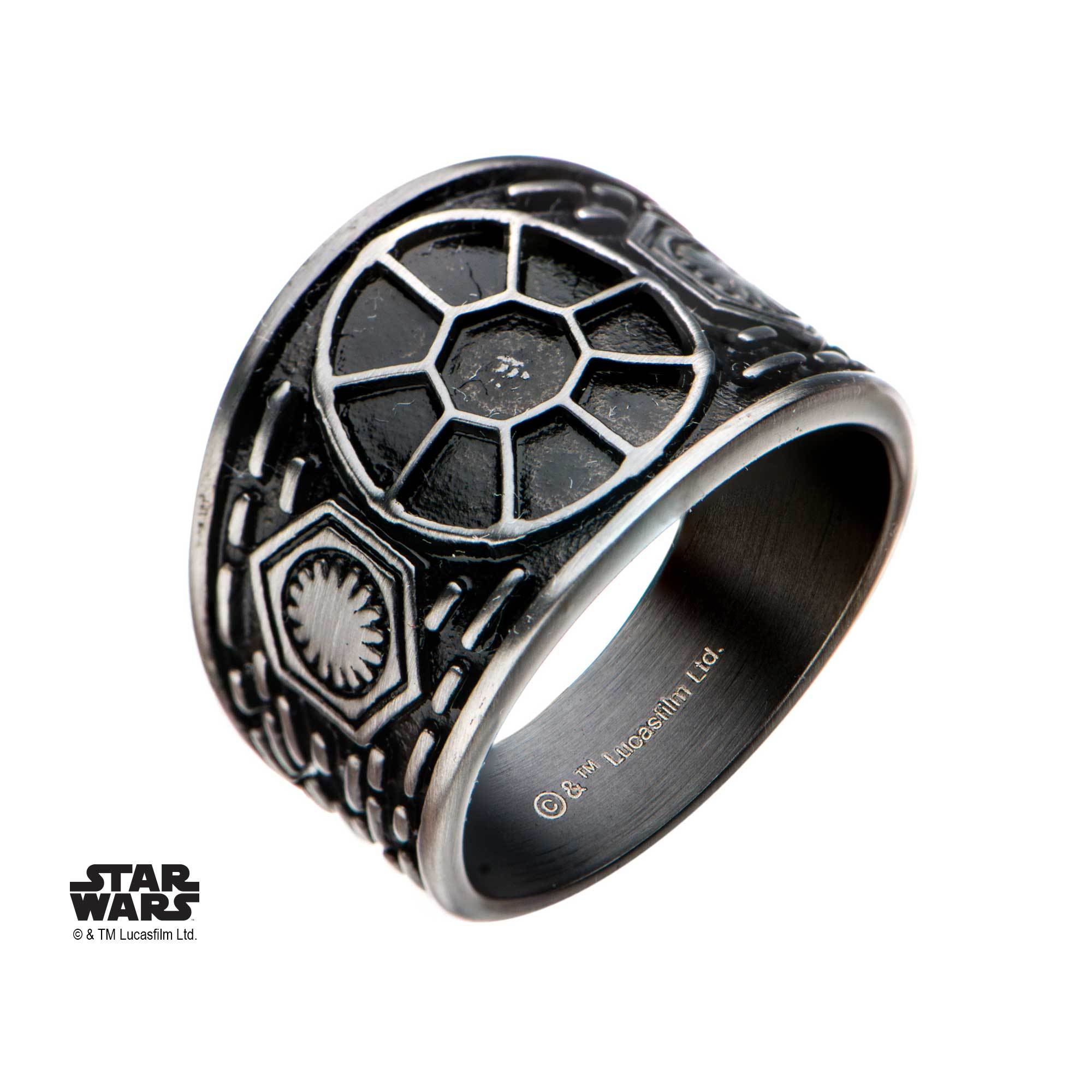 Star Wars Episode 8 Tie Fighter Signet Ring - Jewelry Brands Shop