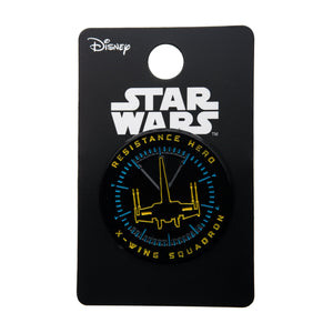 Star Wars Episode 9 Resistance Hero Glow in the Dark Lapel Pin. - Jewelry Brands Shop