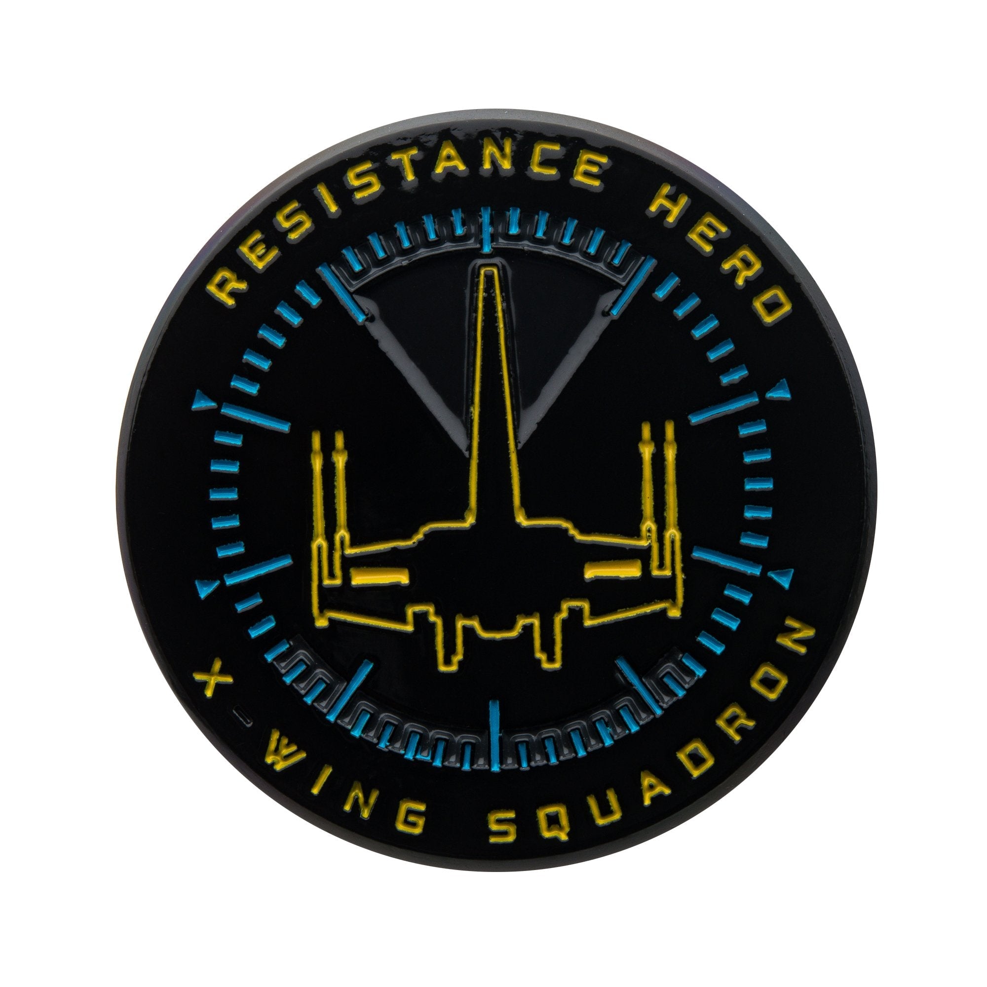 Star Wars Episode 9 Resistance Hero Glow in the Dark Lapel Pin. - Jewelry Brands Shop