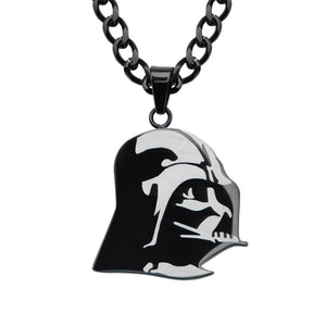 Star Wars Etched Darth Vader Pendant Necklace - Jewelry Brands Shop