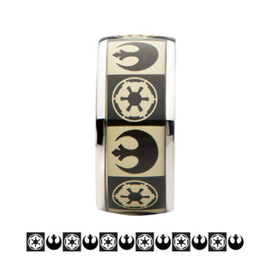 Star Wars Galactic Empire and Rebel Alliance Symbol Ring - Jewelry Brands Shop