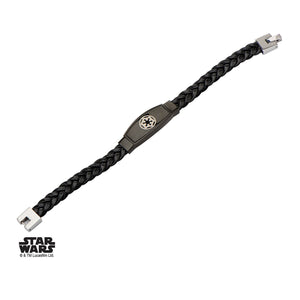 Star Wars Galactic Empire Symbol Braided Leather Bracelet - Jewelry Brands Shop