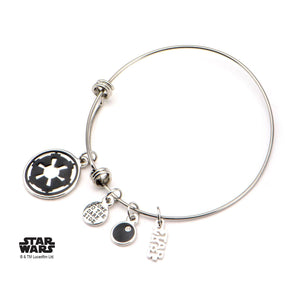 Star Wars Galactic Empire Symbol Charm Expandable Bracelet - Jewelry Brands Shop