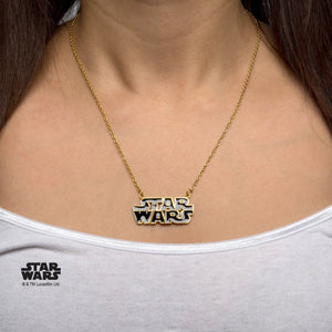 Star Wars Gold Plated Logo Pendant Necklace - Jewelry Brands Shop