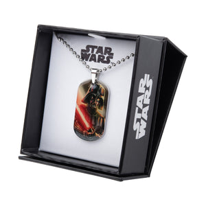 Star Wars Graphic Darth Vader Kids' Dog Tag Pendant Necklace - Jewelry Brands Shop