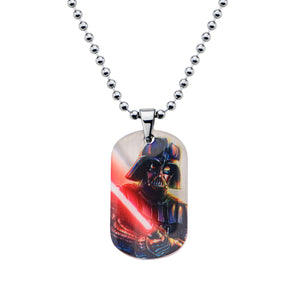 Star Wars Graphic Darth Vader Kids' Dog Tag Pendant Necklace - Jewelry Brands Shop