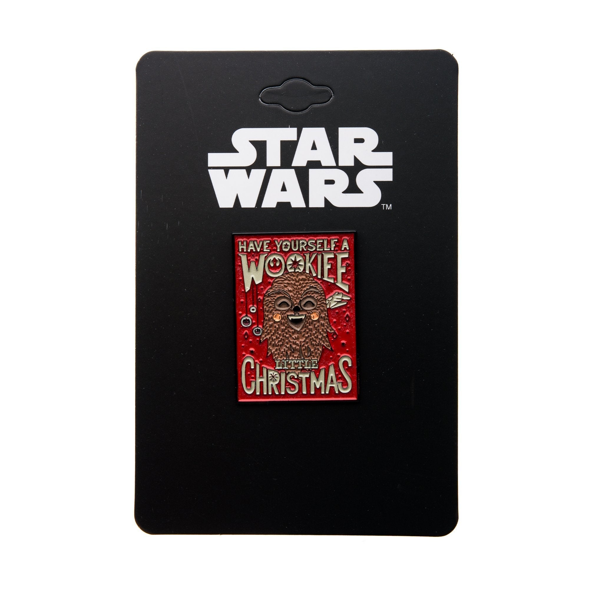 Star Wars "Have yourself a Wookie Little Christmas" Lapel Pin - Jewelry Brands Shop