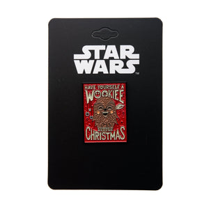 Star Wars "Have yourself a Wookie Little Christmas" Lapel Pin - Jewelry Brands Shop