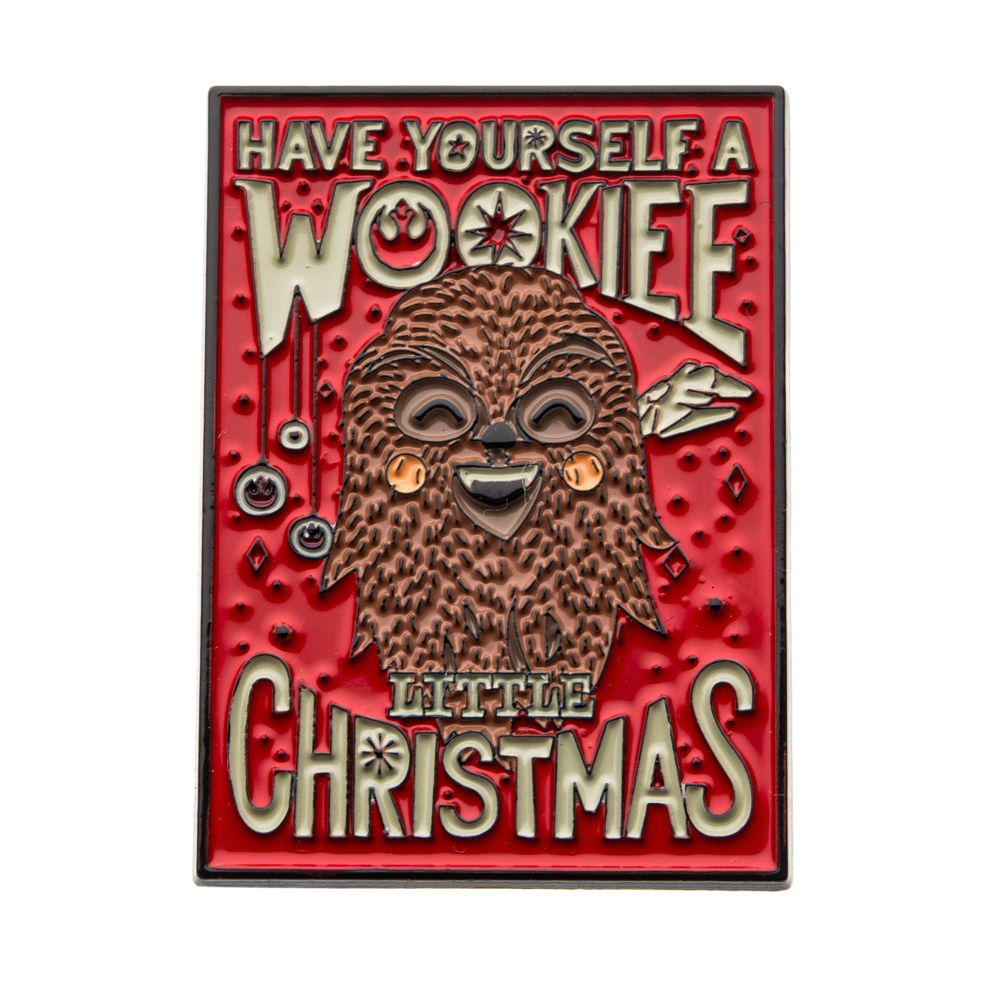 Star Wars "Have yourself a Wookie Little Christmas" Lapel Pin - Jewelry Brands Shop