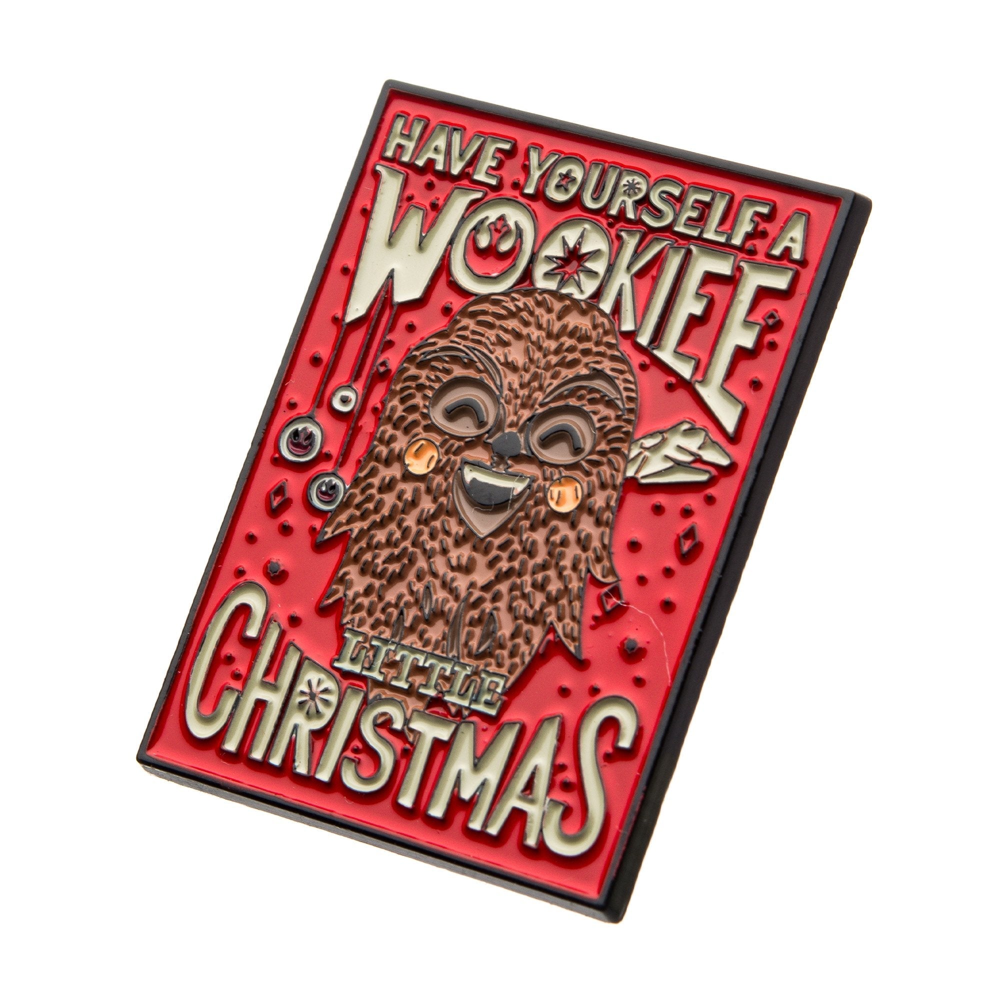 Star Wars "Have yourself a Wookie Little Christmas" Lapel Pin - Jewelry Brands Shop