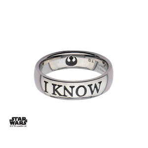 Star Wars "I KNOW" Ring - Jewelry Brands Shop