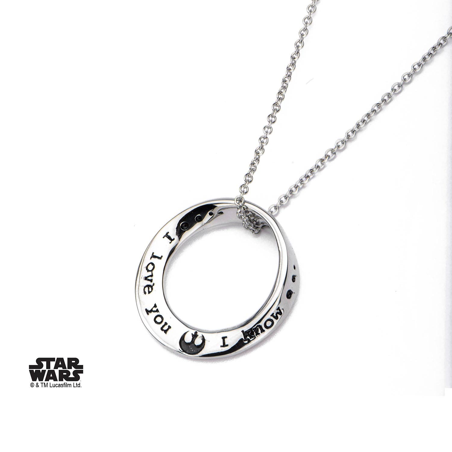 Star Wars "I love you. I know." Mobius Necklace - Jewelry Brands Shop