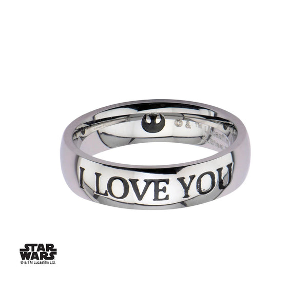 Star Wars "I LOVE YOU" Ring
