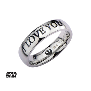 Star Wars "I LOVE YOU" Ring