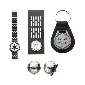 Star Wars Imperial Symbol Keychain, Money Clip, Tie Clip, Cufflinks Set - Jewelry Brands Shop