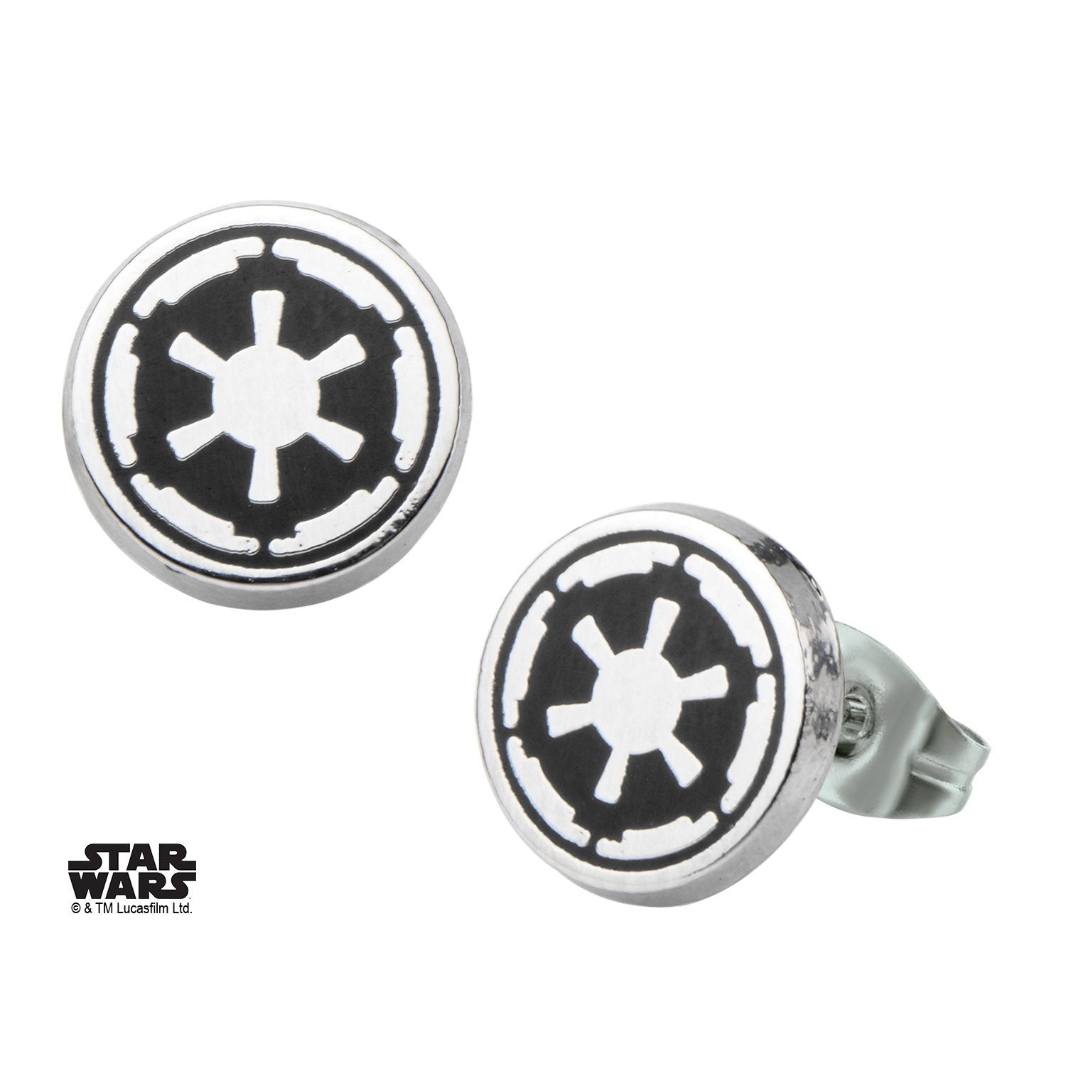 Star Wars Imperial Symbol Stud Earrings - Jewelry Brands Shop